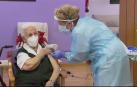 Vídeo del comienzo de la vacunación de coronavirus en España
