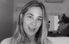 María Pombo, durante un directo en Instagram