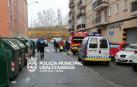 El coche golpeó a una mujer en la calle Doctor Repáraz de Pamplona.