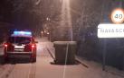 La nieve causa problemas en la A15 a la altura de Pagozelai