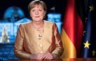 La canciller de Alemania, Angela Merkel, en su tradicional discurso de Año Nuevo