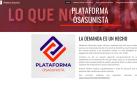 Página web de Plataforma Osasunista