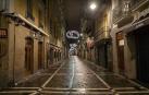 2020 se despide en Pamplona con las calles vacías