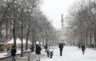 El temporal de nieve pasa por Pamplona sin dejar apenas incidencias