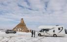 La borrasca Filomena ha dejado las Bardenas Reales de Navarra cubiertas de blanco