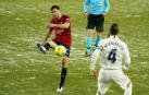 Imágenes de las horas previas y del partido Osasuna-Real Madrid, correspondiente a la jornada 18 y marcado por el paso de la borrasca Filomena.