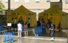 Pruebas a jóvenes en Mendillorri.