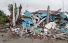 Un hospital derruido tras el terremoto en la localidad indonesia de Mamuju.