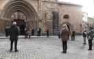 Música y gigantes infantiles en un día de San Sebastián sin actos oficiales en Sangüesa