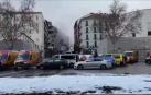 Explosión en un edificio del centro de Madrid