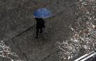 Fin de semana invernal con lluvia generalizada y nieve en montaña