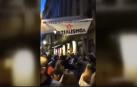 Las redes muestran los enfrentamientos de jóvenes con la policía en San Sebastián