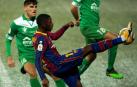 Dembélé y Braithwaite dan el pase al Barcelona en la prórroga