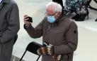 Sanders y sus manoplas roban protagonismo a Biden en Twitter en la investidura