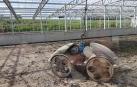 Una planta de secado solar aligerará con ayuda de un robot los lodos de Arazuri