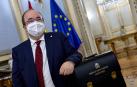 El nuevo ministro de Política Territorial, Miquel Iceta, durante el acto de traspaso de la cartera del Ministerio de Política Territorial y Función Pública