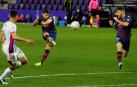 El delantero del Huesca Rafa Mir ha logrado un hat-trick ante el Real Valladolid