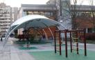 Solo dos parques infantiles están cubiertos en Pamplona