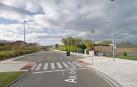 Paso de cebra en la avenida de la Unión Europea en Sarriguren.