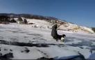 La abuela rusa que recorre el hielo del Baikal a los 79 años