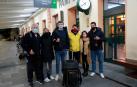 Los medallistas Iosu Goñi y Sergey Hernández, al borde del toque de queda