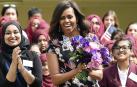 Michelle Obama en Londres para promover su trabajo benéfico
