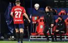 Imágenes del partido entre Osasuna y Eibar disputado en El Sadar.