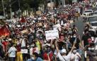 Las calles de la capital de Birmania acogen una nueva jornada de protestas