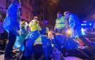 Servicios de emergencias atienden al fallecido en Madrid.