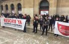 Los hosteleros navarros protestan por "estar pagando los platos rotos de la pandemia"