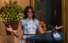 Michelle Obama promete dejar las patatas fritas