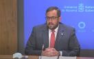 Javier Remírez, en la rueda de prensa.