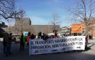 El transporte navarro vuelve a la calle por la nueva tributación del IRPF y los peajes