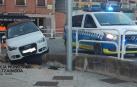 Denunciado tras salirse de la vía en la calle Tajonar y dar positivo en alcohol