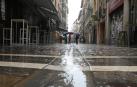 El antideslizante del encierro, ahora para peatones del Casco Antiguo