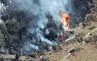 El incendio declarado este sábado en Navarra, en la zona de Bera, que aún se mantiene activo, habría quemado ya, según cálculos aproximados, una superficie de unas 1.600 hectáreas.