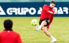 Jony, la buena noticia en el entrenamiento de Osasuna