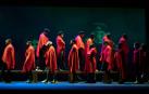 Un momento de la obra de teatro 'Una mochila, una vida'