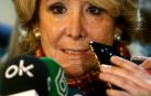 Esperanza Aguirre comparece ante la comisión de la corrupción