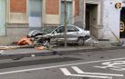 Varios heridos al subirse a la acera un coche que huía de la Policía en la calle Serrano