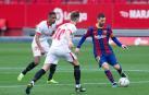 Un Barça crecido y un Sevilla con ventaja se juegan el pase a la final