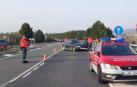 Cuatro heridos en una colisión en la N-121, en Olite