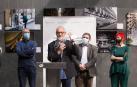 Los reporteros gráficos de Navarra narran la pandemia en una muestra en el Parlamento