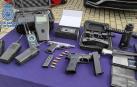 Parte de las armas incautadas.
