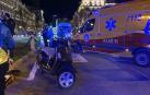 Muere un motorista tras chocar con otro en la madrileña plaza de Cibeles