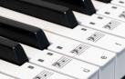 Ilustración sobre un piano.