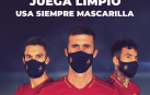Campaña: usa siempre mascarilla, "Juego Limpio" con Osasuna y ACUNSA