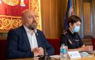 El delegado del Gobierno en Navarra, José Luis Arasti, en una rueda de prensa anterior.