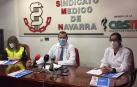 Rueda de prensa de los representantes del Sindicato Médico.