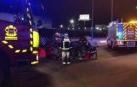 Dos conductores mueren al colisionar un vehículo contra un 'kamikaze' en Madrid